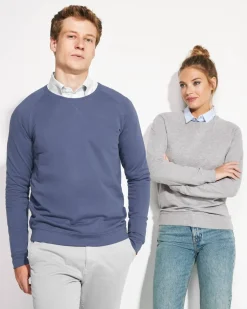Roly SU1104 - ANNAPURNA Sweat en coton manches longues raglan