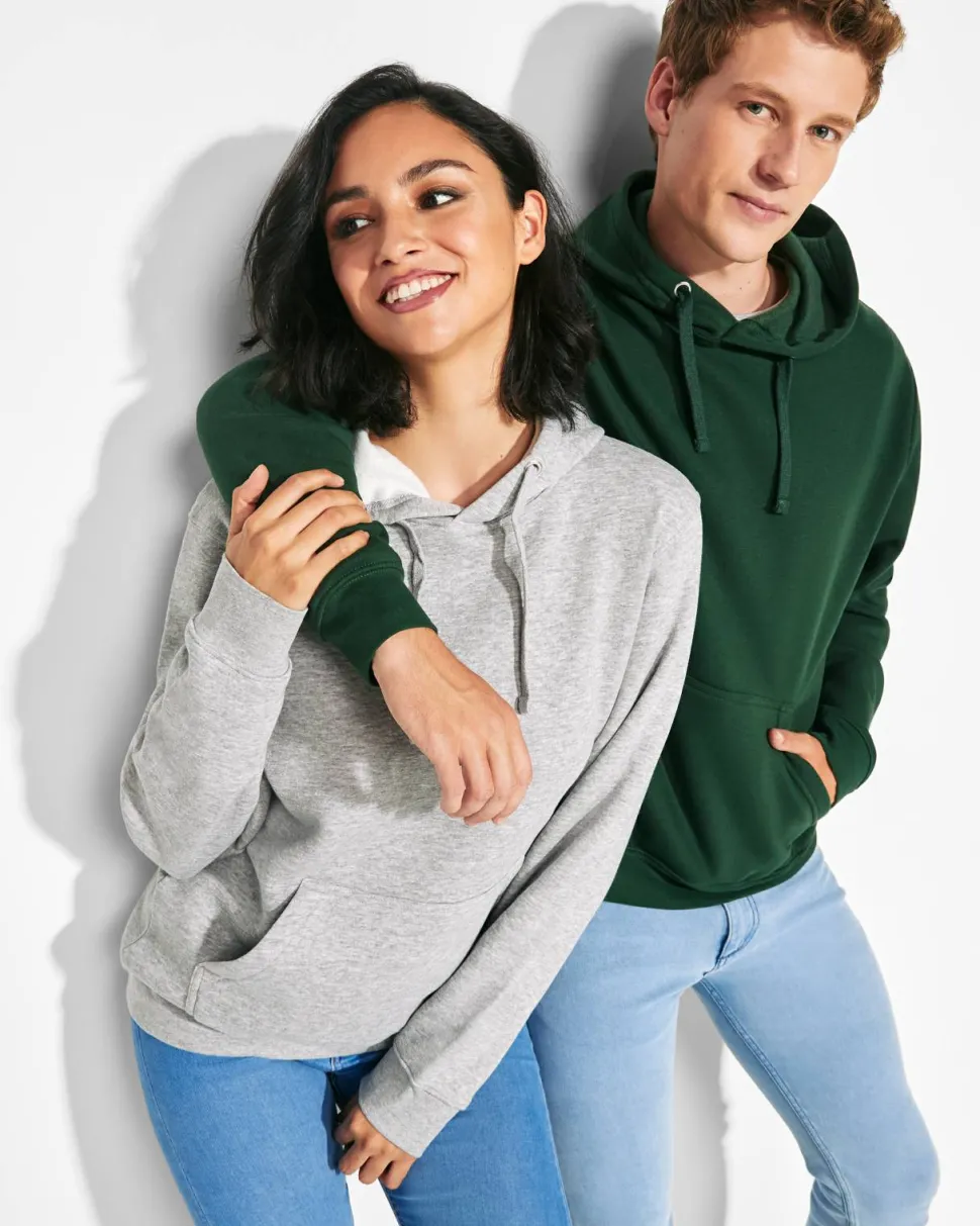 Roly SU1087 - CAPUCHA Sweat-shirt capuche avec poche kangourou et cordon de serrage