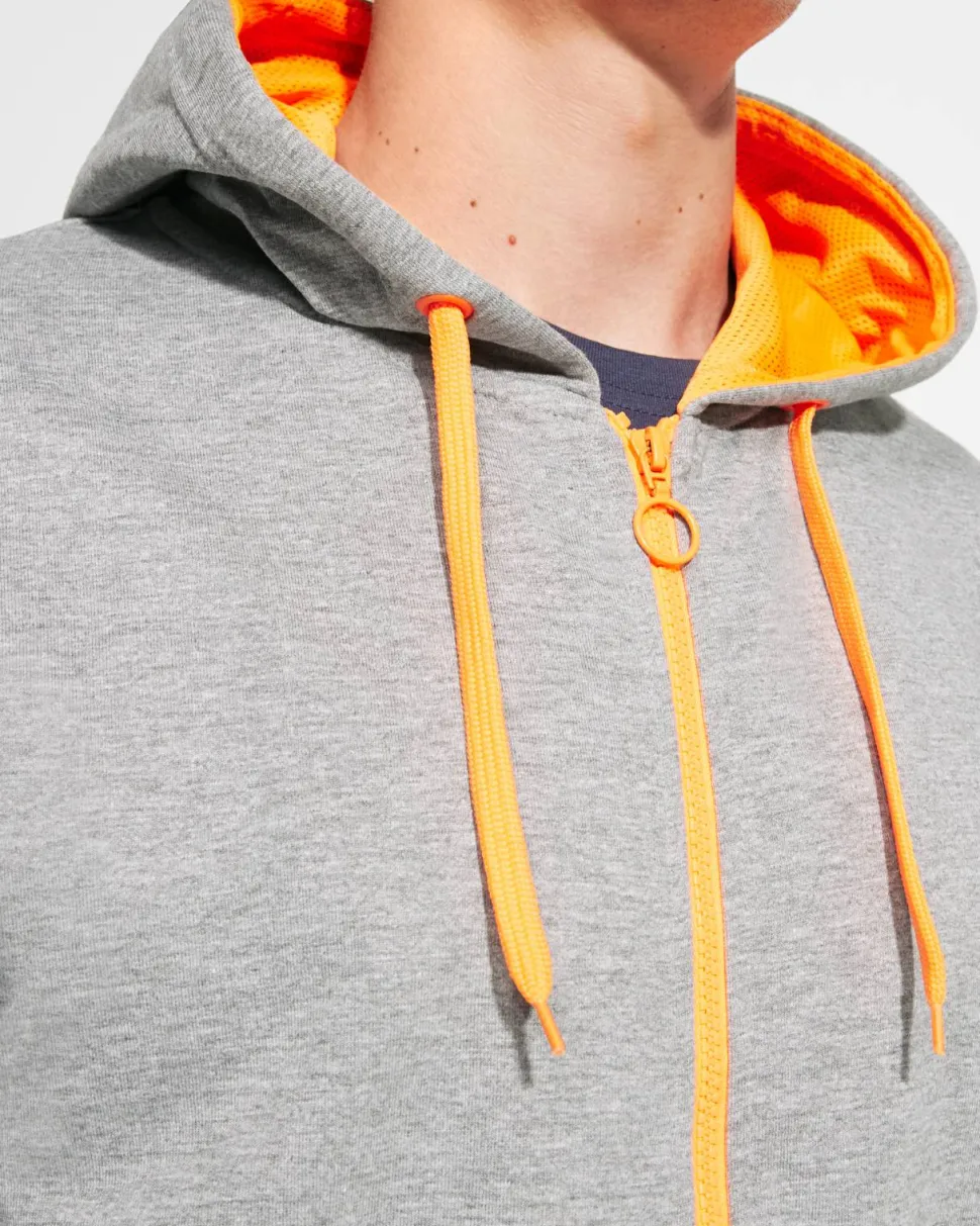 Roly SU1105 - FUJI Veste en maille molleton non gratté avec details fluo