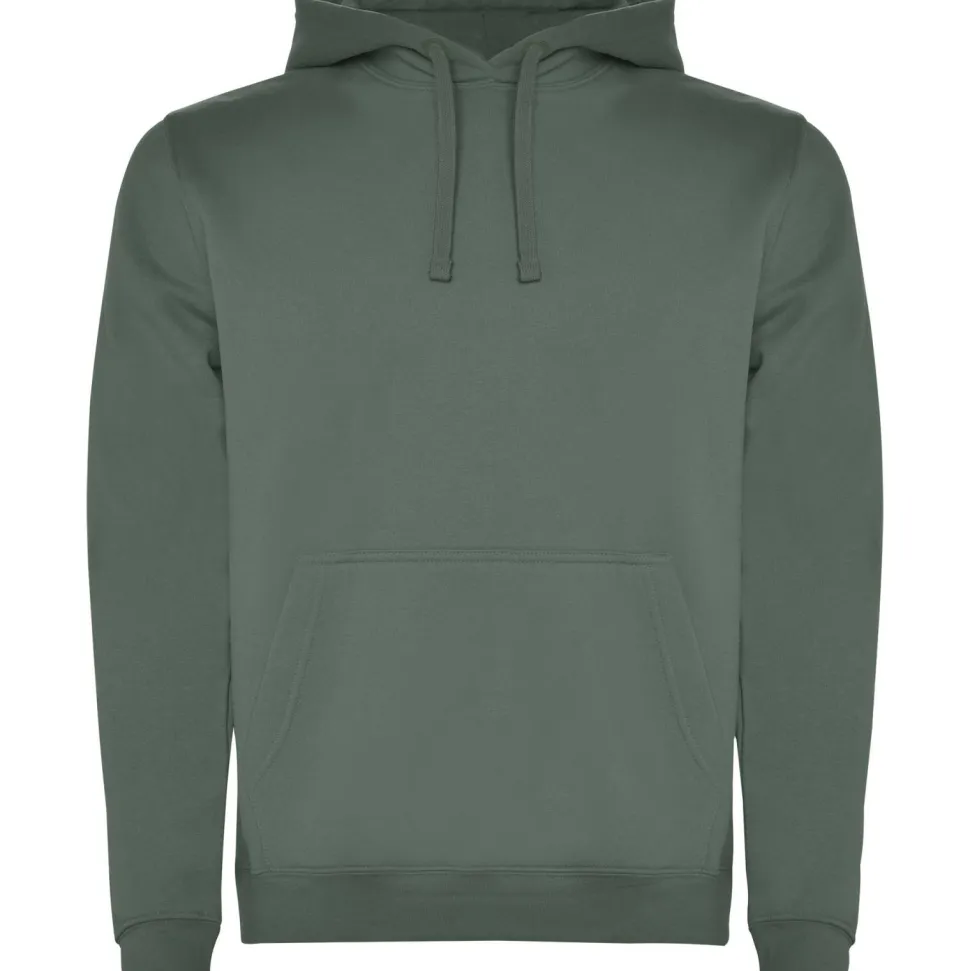 Roly SU1067 - URBAN Sweat-shirt bicolore avec capuche doublée et cordon de serrage contrasté