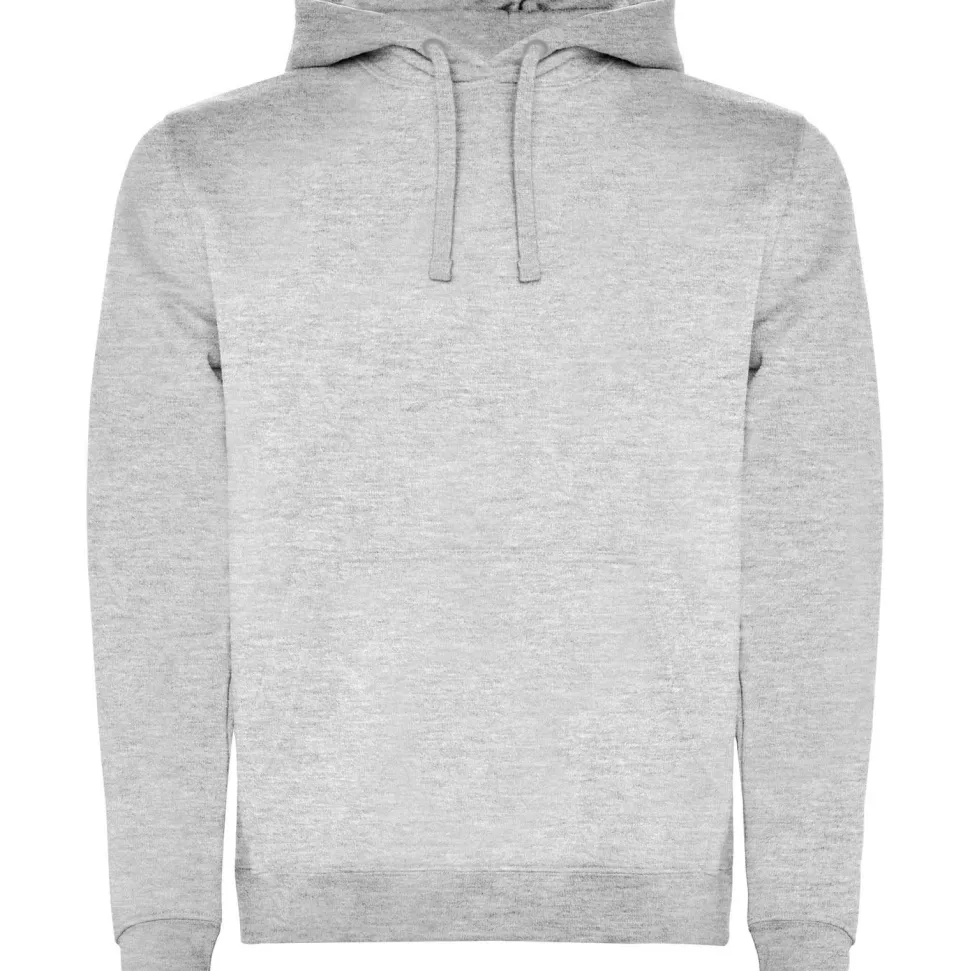 Roly SU1067 - URBAN Sweat-shirt bicolore avec capuche doublée et cordon de serrage contrasté