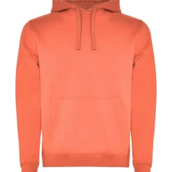 Roly SU1067 - URBAN Sweat-shirt bicolore avec capuche doublée et cordon de serrage contrasté