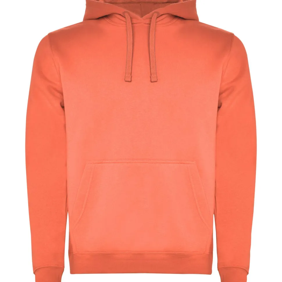 Roly SU1067 - URBAN Sweat-shirt bicolore avec capuche doublée et cordon de serrage contrasté