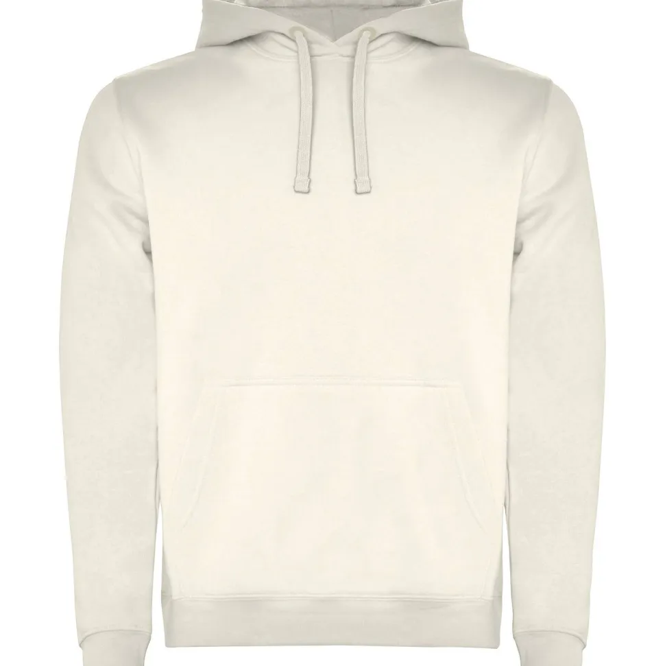 Roly SU1067 - URBAN Sweat-shirt bicolore avec capuche doublée et cordon de serrage contrasté