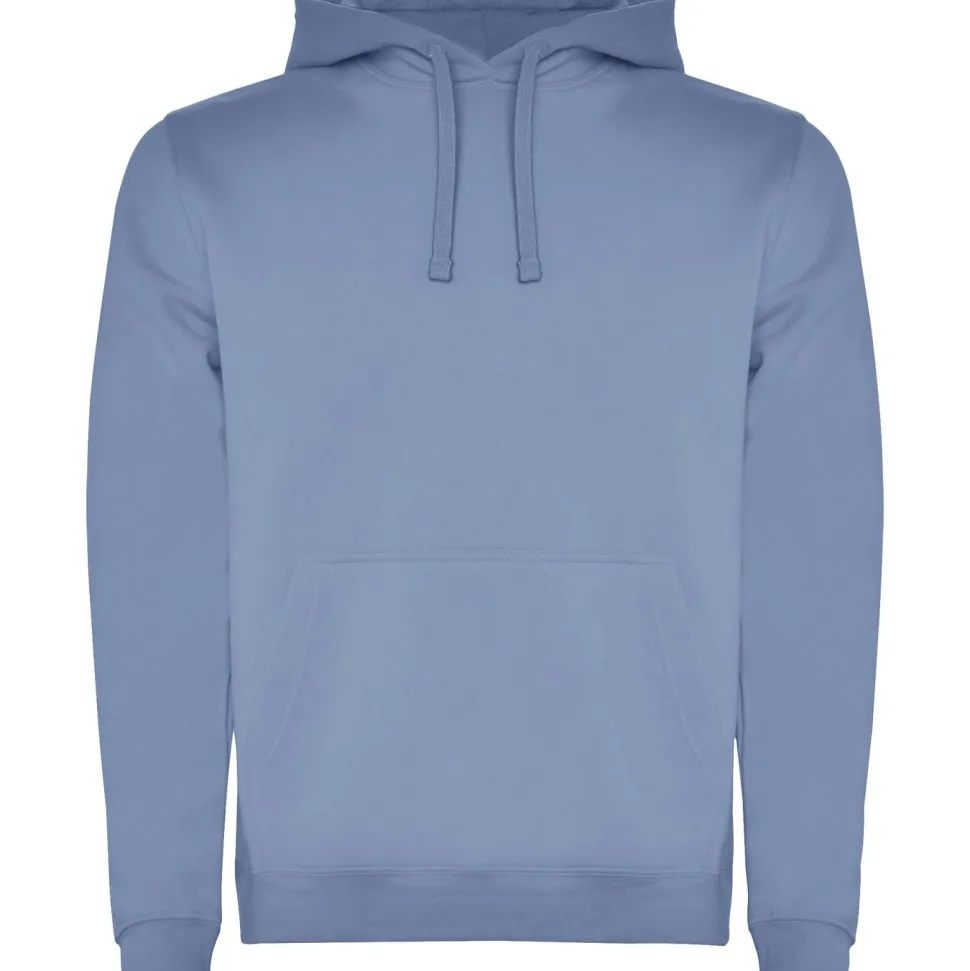 Roly SU1067 - URBAN Sweat-shirt bicolore avec capuche doublée et cordon de serrage contrasté