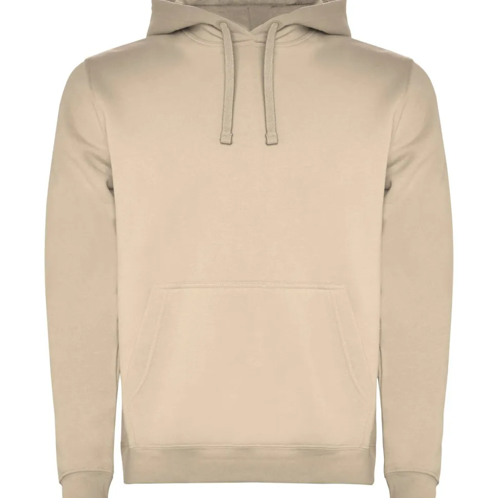 Roly SU1067 - URBAN Sweat-shirt bicolore avec capuche doublée et cordon de serrage contrasté