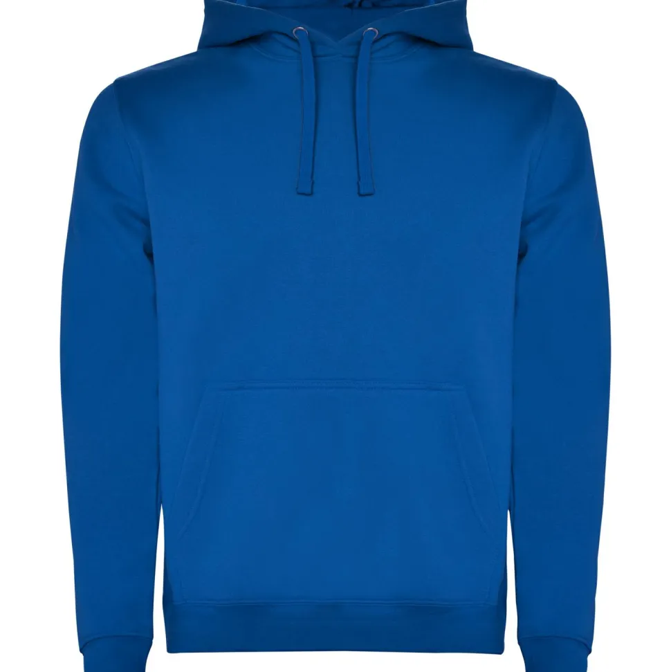 Roly SU1067 - URBAN Sweat-shirt bicolore avec capuche doublée et cordon de serrage contrasté