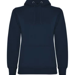 Roly SU1068 - URBAN WOMAN Sweat-shirt coupe près de corps féminin avec capuche doublé à contraste et au ton du cordon de serrage et poche kangourou