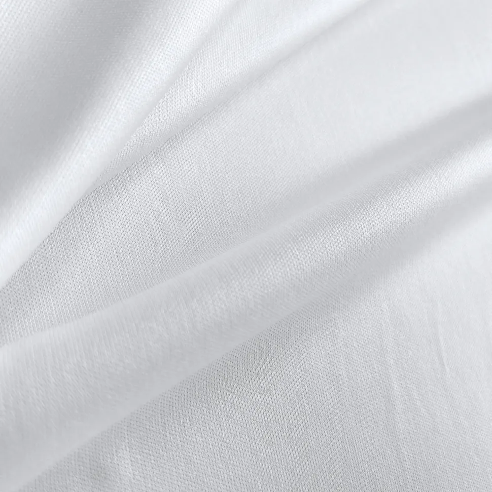 Roly TJ9985 - INTERLOCK DAYTONA POLIESTER 140 GSM 100% polyester interlock fabric in white