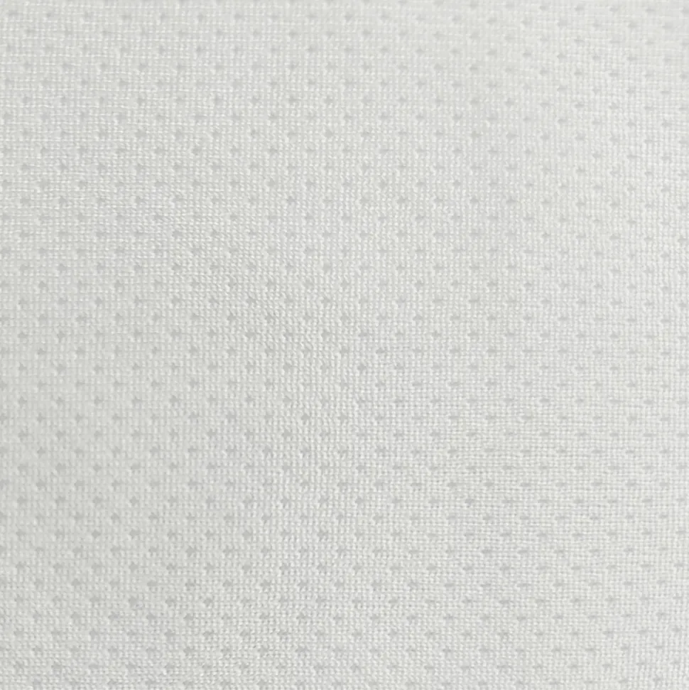 Roly TJ9990 - INTERLOCK POINTEL POLIESTER 140 GSM Tissu en polyester blanc