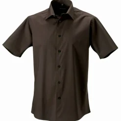 Russell Collection J947M - Chemise ajustée manches courtes facile d’entretien