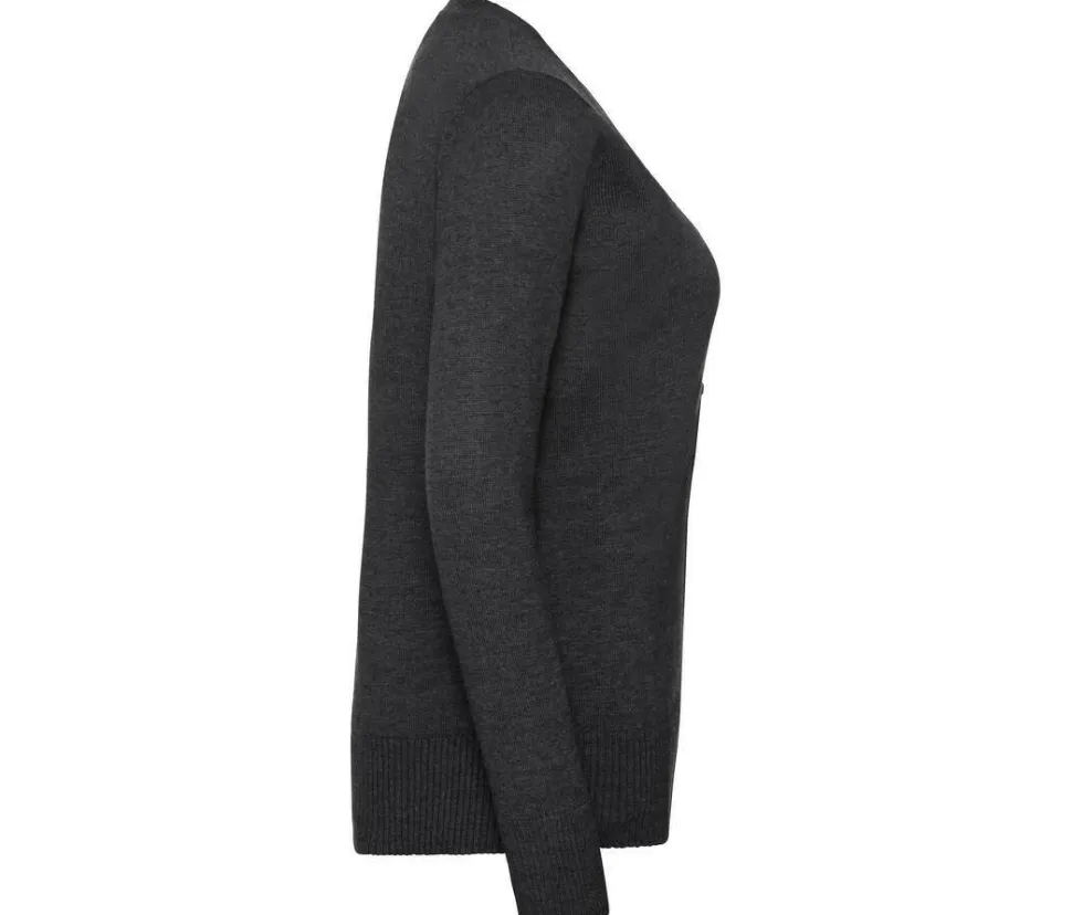 Russell Collection JZ715 - Cardigan Femme Col V Coton