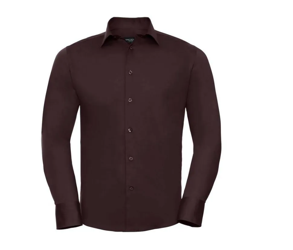 Russell Collection JZ946 - Chemise Stretch Homme Coton