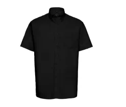Russell Collection JZ933 - Chemise Manche Courte Homme Oxford Coton