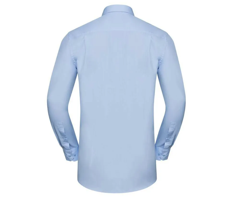 Russell Collection JZ960 - Chemise Homme Ajustée en Lycra® et Coton Confort