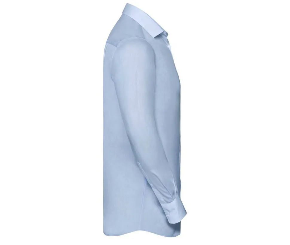 Russell Collection JZ960 - Chemise Homme Ajustée en Lycra® et Coton Confort