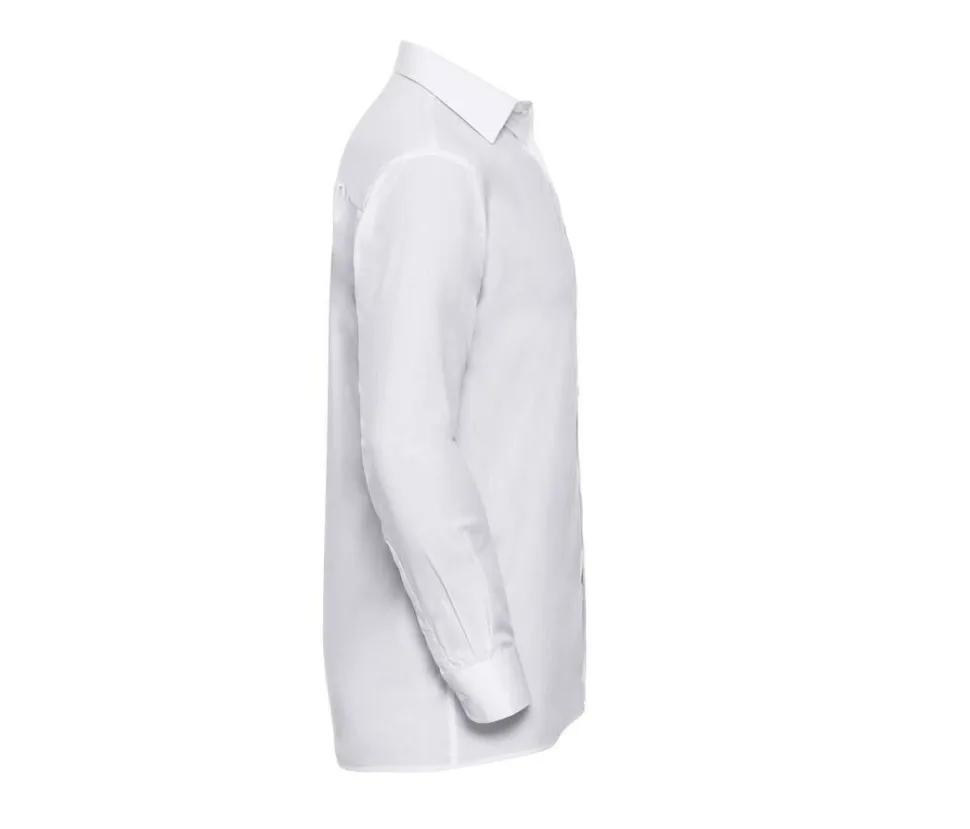 Russell Collection JZ936 - Chemise Popeline Homme 100% Coton