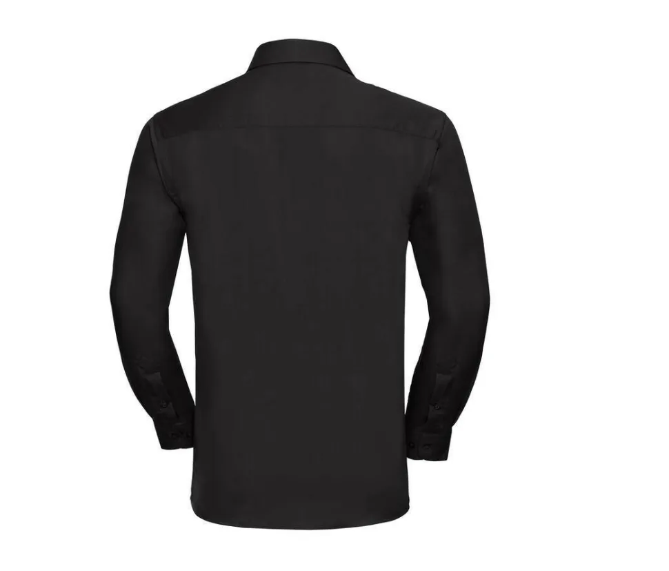 Russell Collection JZ936 - Chemise Popeline Homme 100% Coton