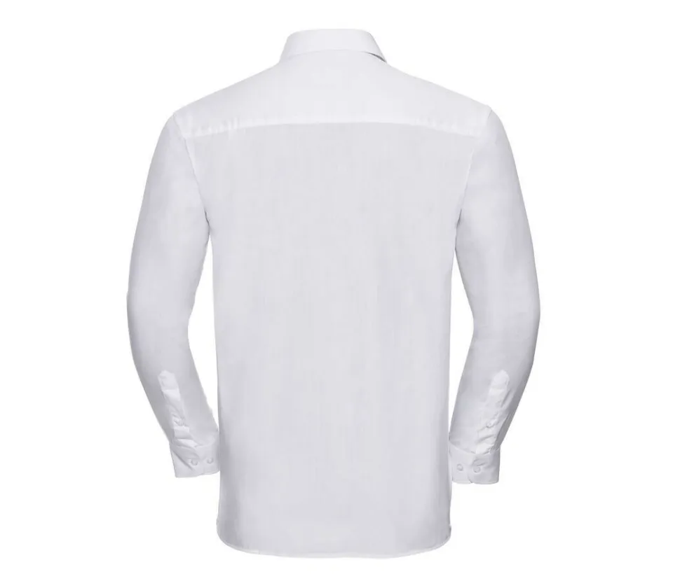 Russell Collection JZ936 - Chemise Popeline Homme 100% Coton