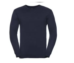 Russell Collection JZ710 - Pull Col V Homme Coton