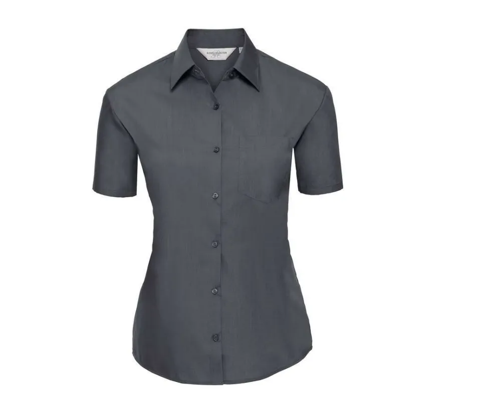 Russell Collection JZ35F - Chemisette Popeline Femme