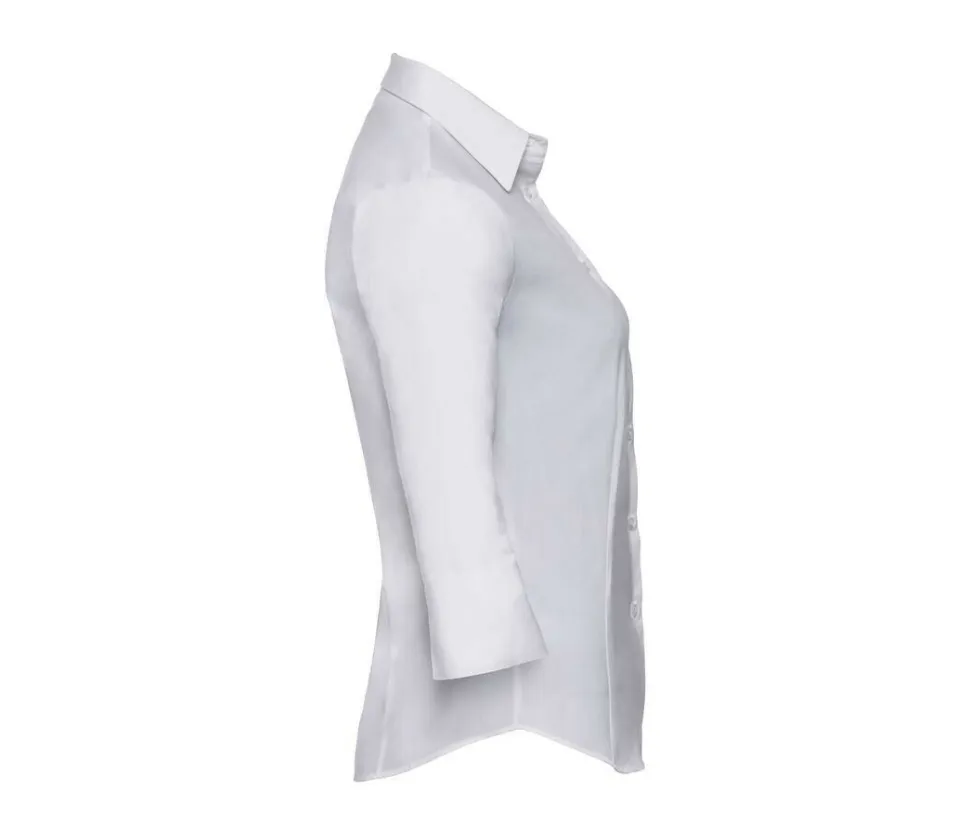 Russell Collection JZ46F - Chemise Stretch Femme Coton