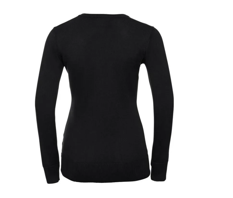 Russell Collection JZ10F - Sweat-Shirt Femme Col V