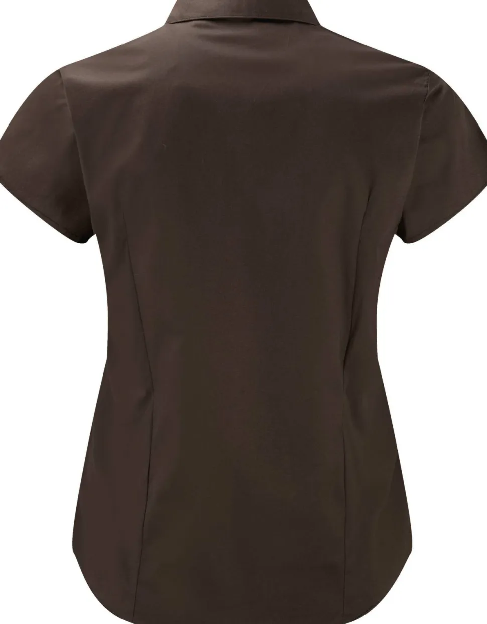 Russell Collection RU947F - Chemise Femme Ajustée, Manches Courtes