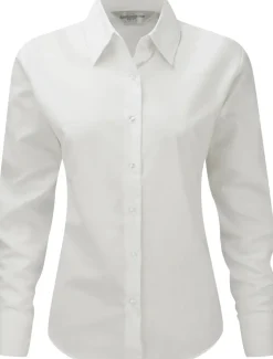 Russell Collection RU932F - Chemise Oxford Femme Manches Longues
