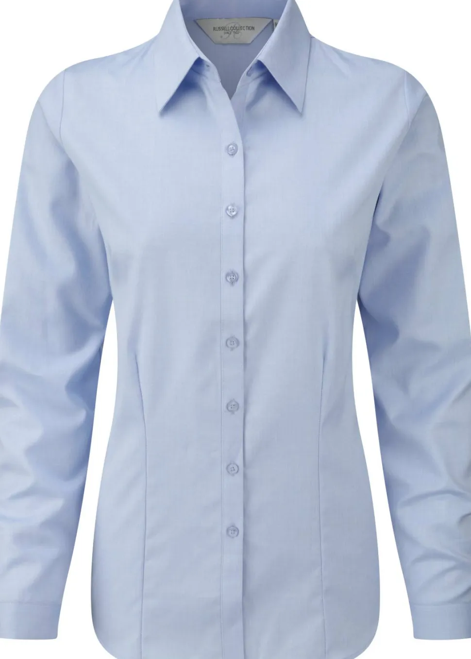 Russell Collection RU962F - CHEMISE FEMME MANCHE LONGUES À CHEVRONS