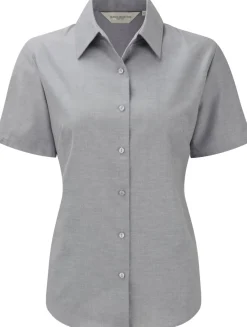 Russell Collection RU933F - Chemise Oxford Femme Manches Courtes
