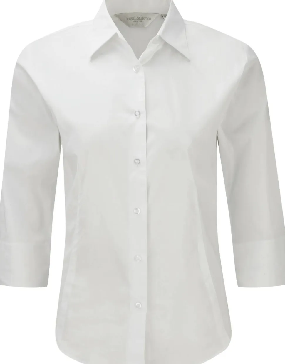 Russell Collection RU946F - Ladies Fitted Shirt - Chemise Femme Ajustée, Manches 3/4