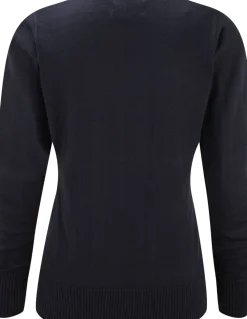 Russell Collection RU710F - Pull Moderne à Col V en Coton Mélangé
