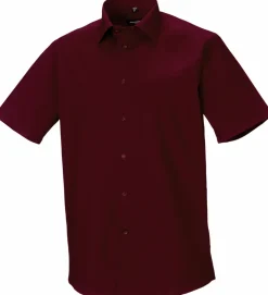 Russell Collection RU947M - Chemise Ajustée, Manches Courtes