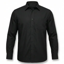 Russell Collection RU936M - Chemise En Popeline Pur Coton Homme Manches Longues