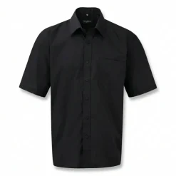 Russell Collection RU935M - Chemise En Popeline Homme Manches Courtes