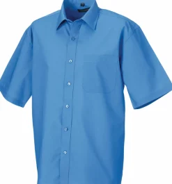Russell Collection RU935M - Chemise En Popeline Homme Manches Courtes