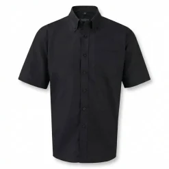 Russell Collection RU933M - Chemise Oxford Homme Manches Courtes