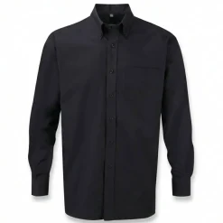 Russell Collection RU932M - Chemise Oxford Homme Manches Longues