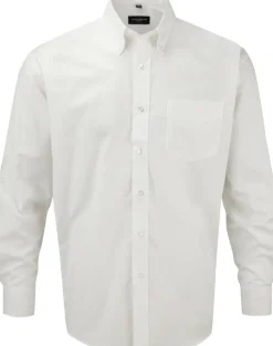 Russell Collection RU932M - Chemise Oxford Homme Manches Longues