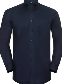 Russell Collection RU932M - Chemise Oxford Homme Manches Longues