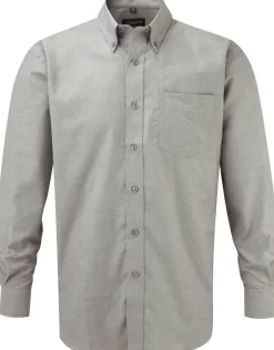 Russell Collection RU932M - Chemise Oxford Homme Manches Longues