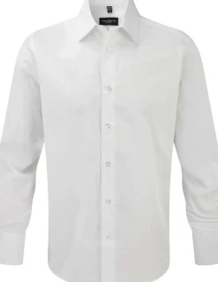 Russell Collection RU946M - Fitted Shirt - Chemise Ajustée Manches Longues