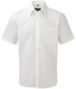 Russell Europe 935M - Short Sleeve Poplin Shirt