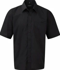Russell Europe 935M - Short Sleeve Poplin Shirt