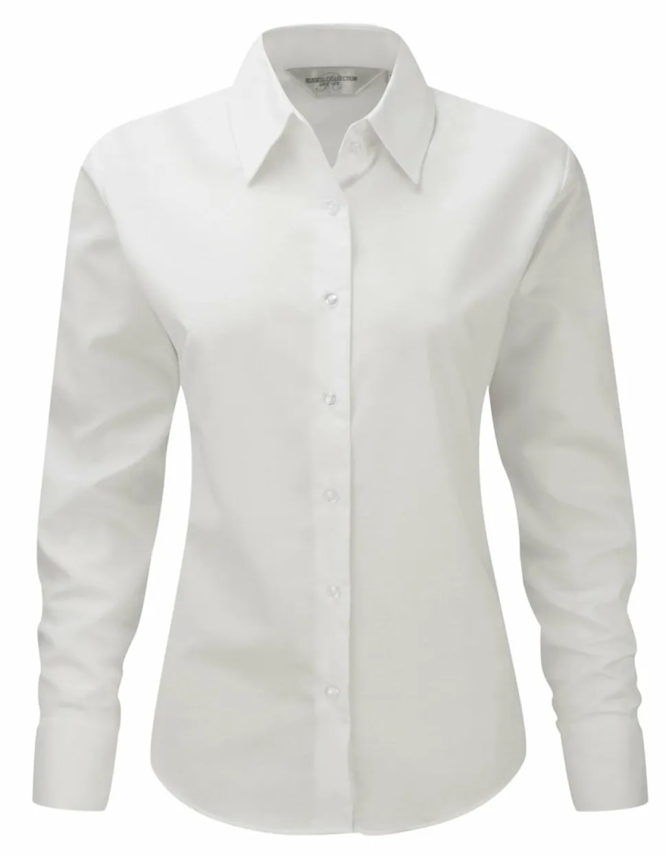 Russell Europe R-932F-0 - Blouse Élégante en Oxford à Manches Longues