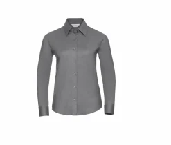 Russell Europe R-932F-0 - Blouse Élégante en Oxford à Manches Longues