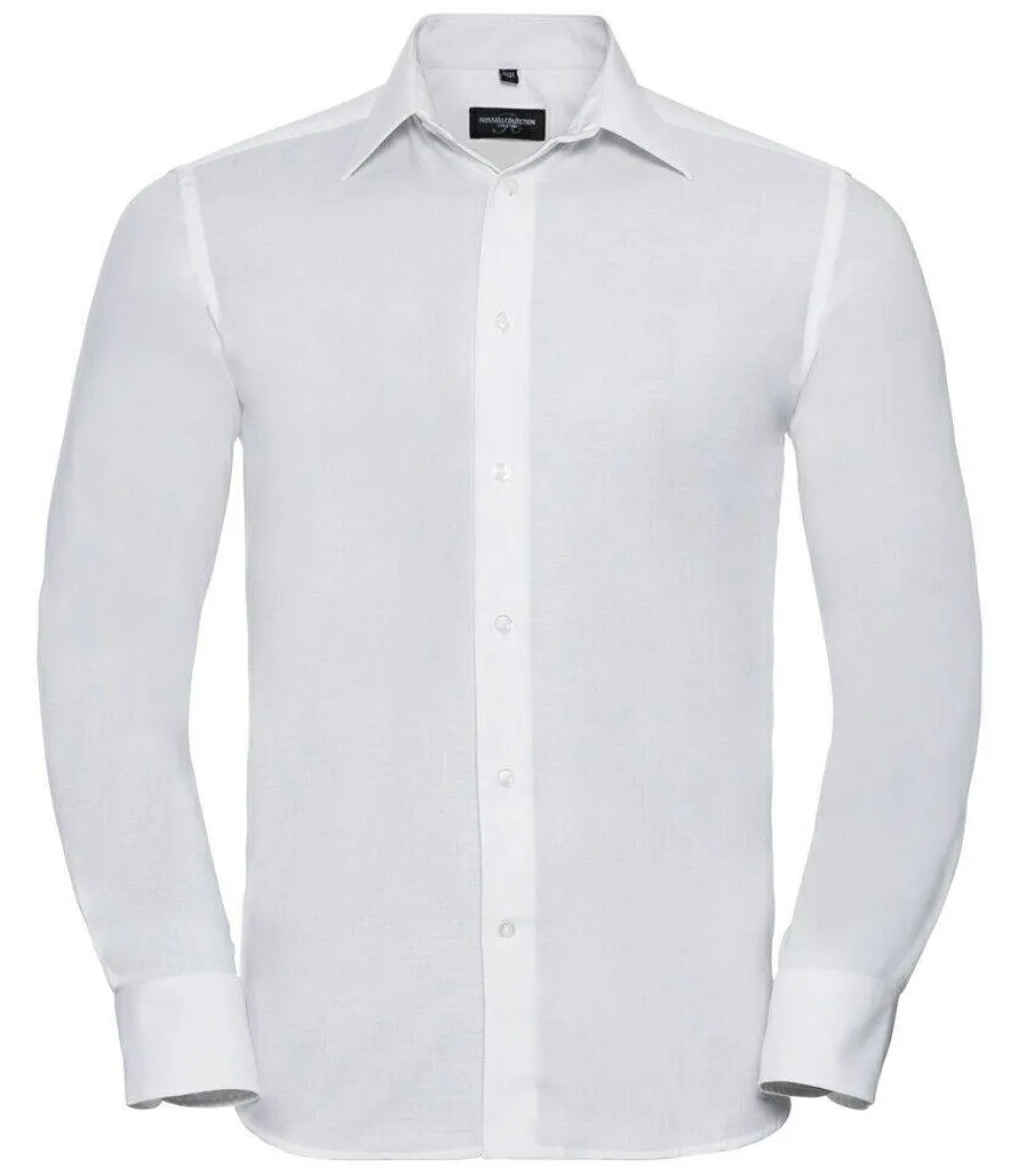 Russell Europe R-922M-0 - Chemise Oxford Élégante à Manches Longues