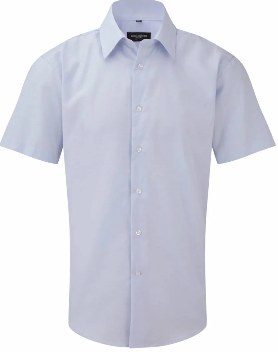 Russell Europe R-923M-0 - Chemise Oxford à Manches Courtes Élégante