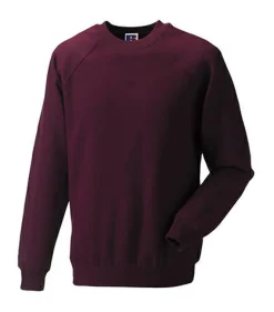 Russell Europe R-762M-0 - Sweatshirt Confort Raglan en Coton et Polyester